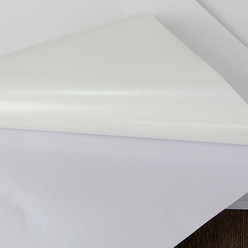 Hot Sale Self Adhesive White Glossy Polypropylene PP synthetic Sticker film