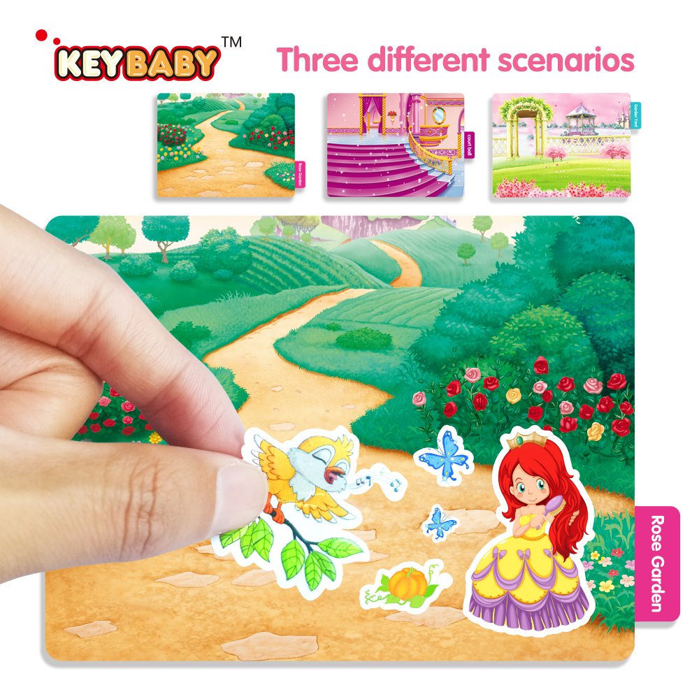 2024 New Launch High Quality Fun children's static electricity stickers set for kids