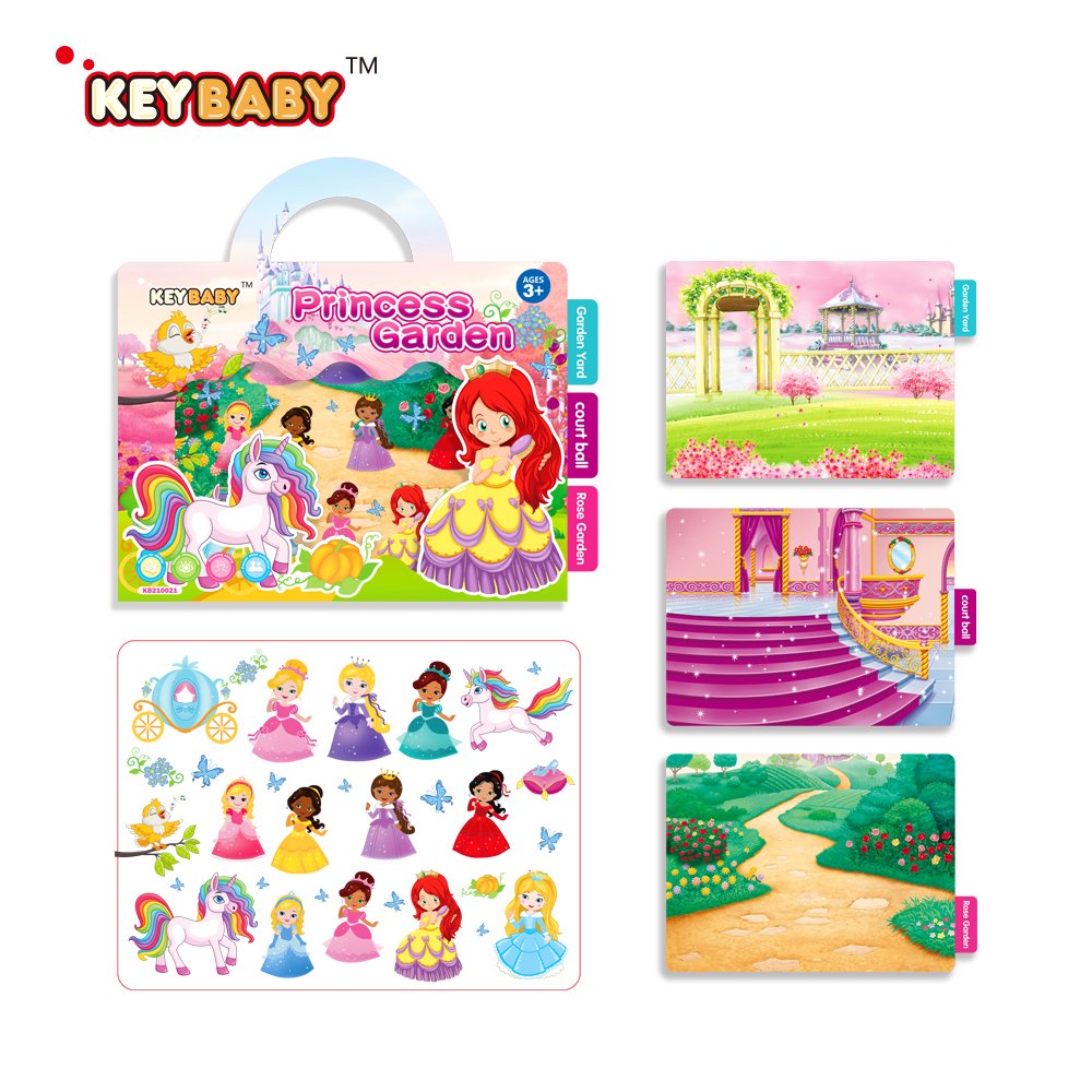 2024 New Launch High Quality Fun children's static electricity stickers set for kids