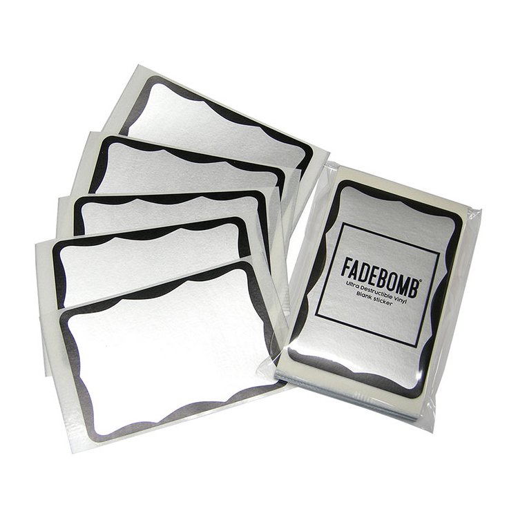 eggshell sticker high quality Customizable Non-removable Destructible Vinyl Custom Sticker,Arts Graffiti/outdoor Advertising