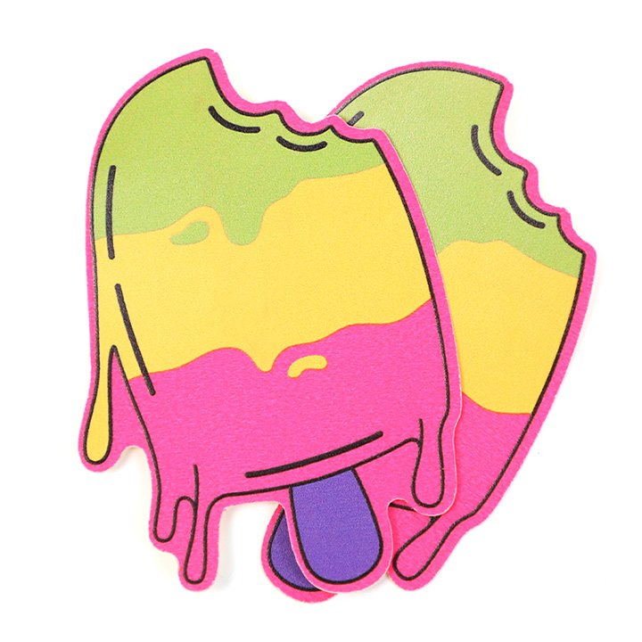 VOGRACE Custom Waterproof Die Cut Stickers Colorful Vinyl Cute Cartoon Pvc Glow In The Dark Sticker For Decoration