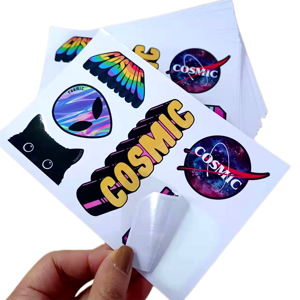 China Supplier Custom Waterproof PVC Label Sticker Personalized Plastic Brand Logo Printing