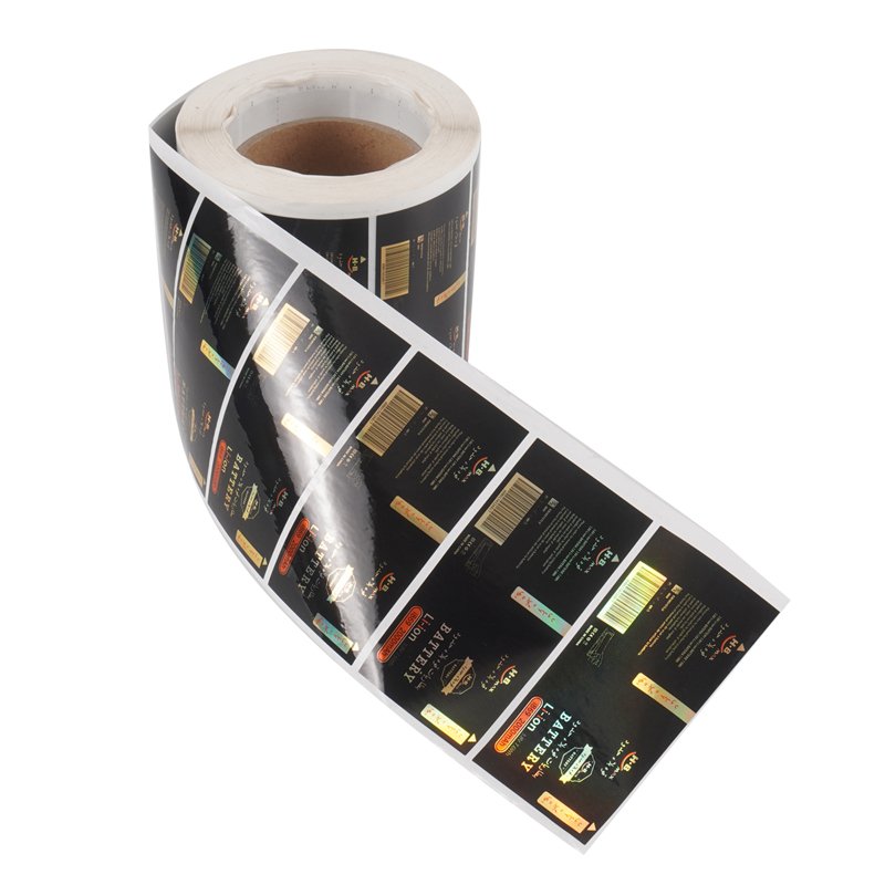 Uv Printing Glossy Good Quality Matt Varnish Pet Packaging Auxiliary Materials Custom Label Sticker