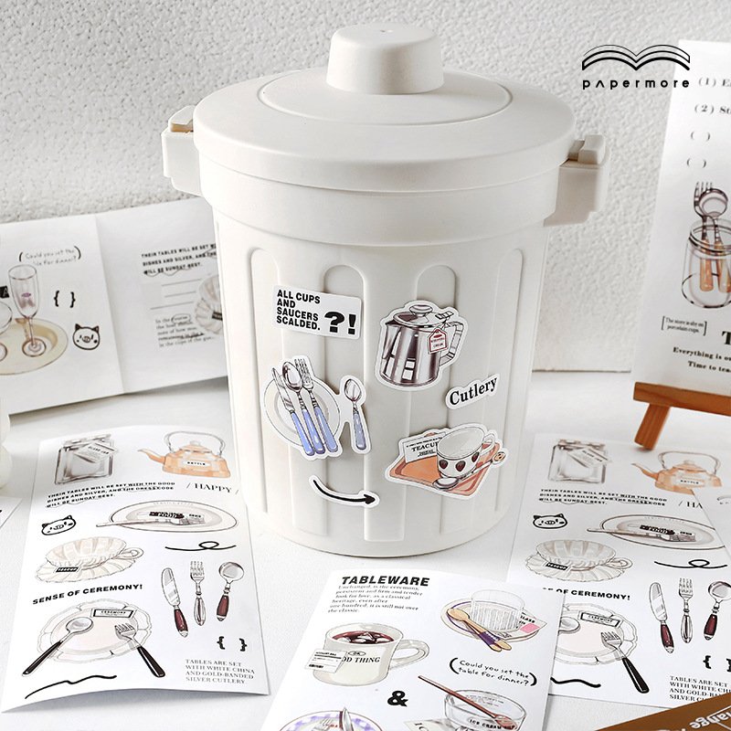 6pcs/pack sticker pack Good life catcher series Korean ins handbook material stickers