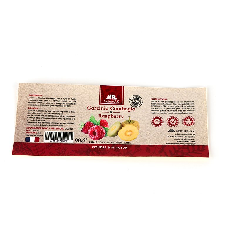 Factory 100pc Custom Printed Logo Roll Plastic Vinyl PVC Waterproof Adhesive Food Packaging Sticker Label Printing