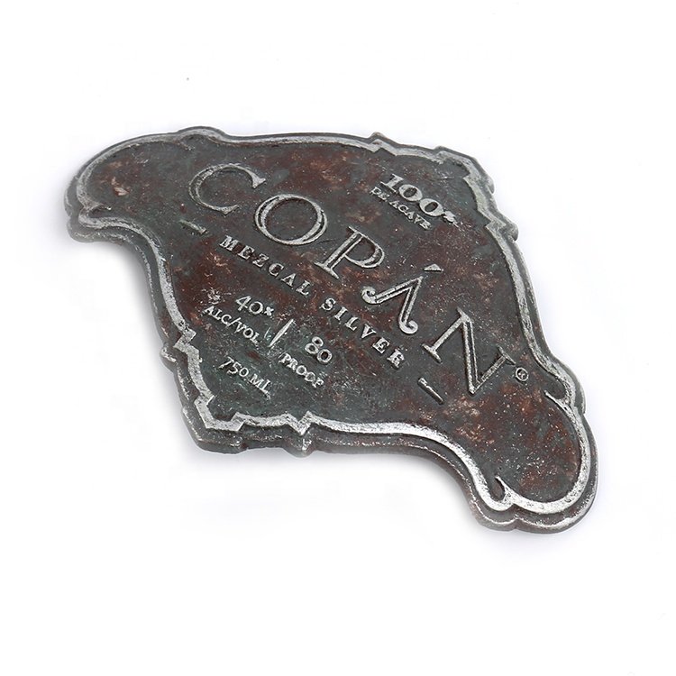 Custom Most Popular diverse color retro style Label Sticker or metal label Customised Waterproof PVC Character PET