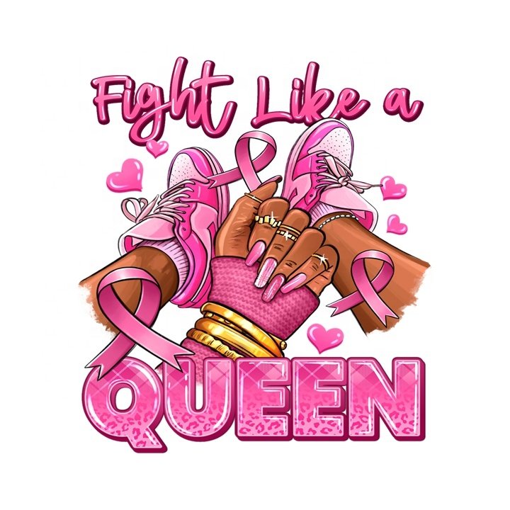38 Breast Cancer Transfer Sticker Ready to Press Awareness Ribbon Digital DTF Printing Heat T Shirt Transfer iron on Patches