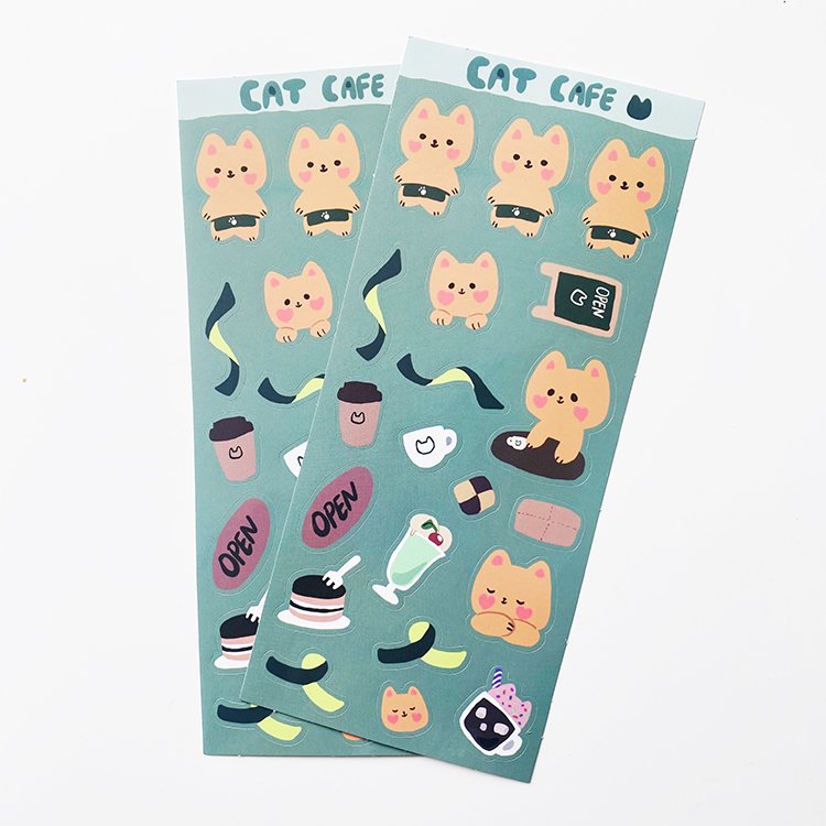 Customized Waterproof Company Brand Logo Die Cut Label Sticker Printing
