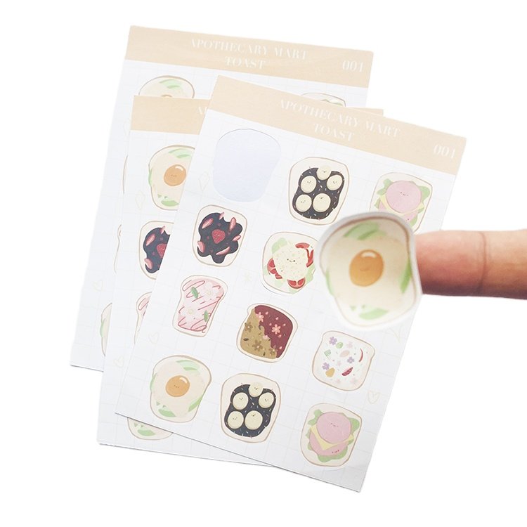 Customized Waterproof Company Brand Logo Die Cut Label Sticker Printing