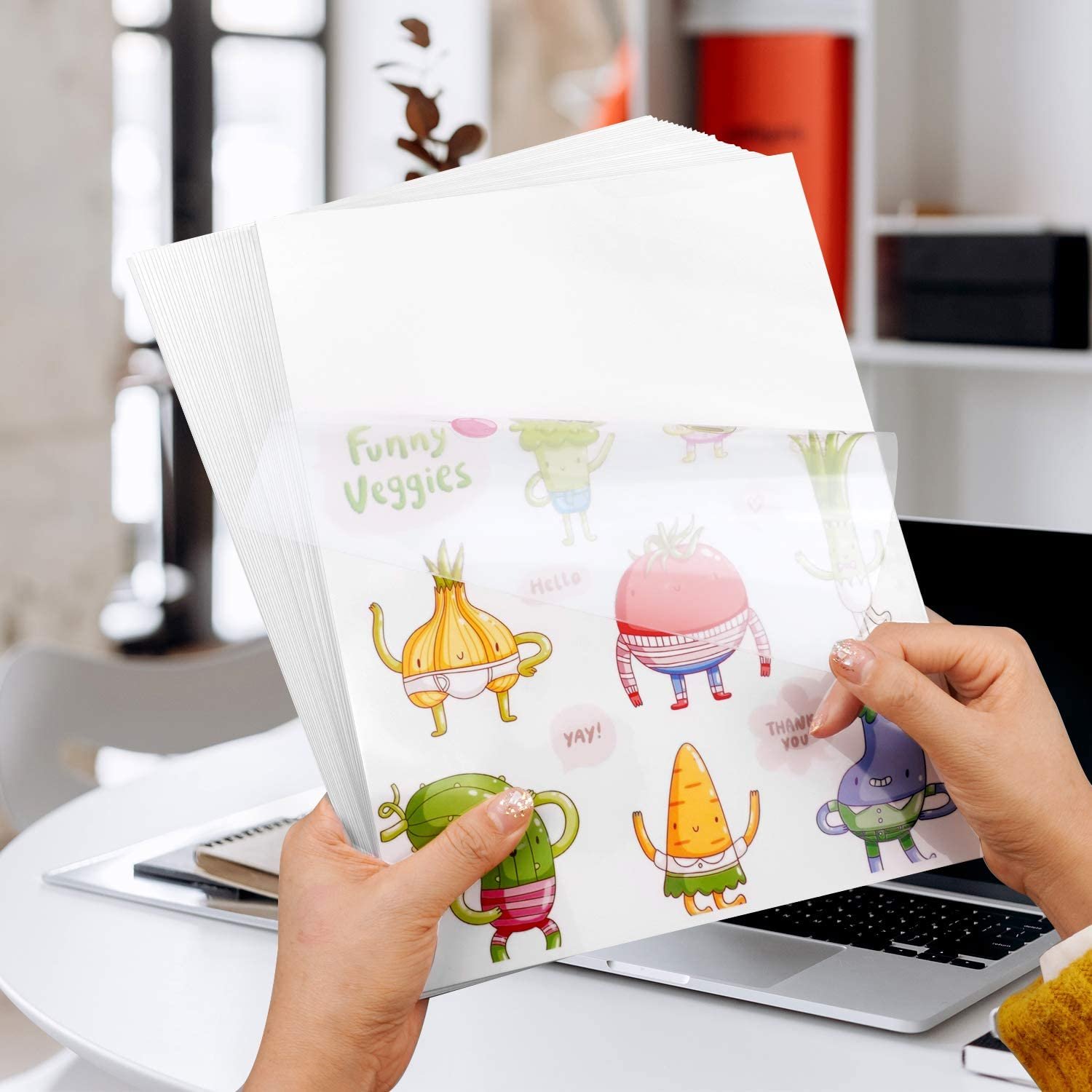 A4 A3 8.5"x11" Inkjet Vinyl Sticker Paper Custom Transparent Pvc Paper Waterproof Stickers Paper
