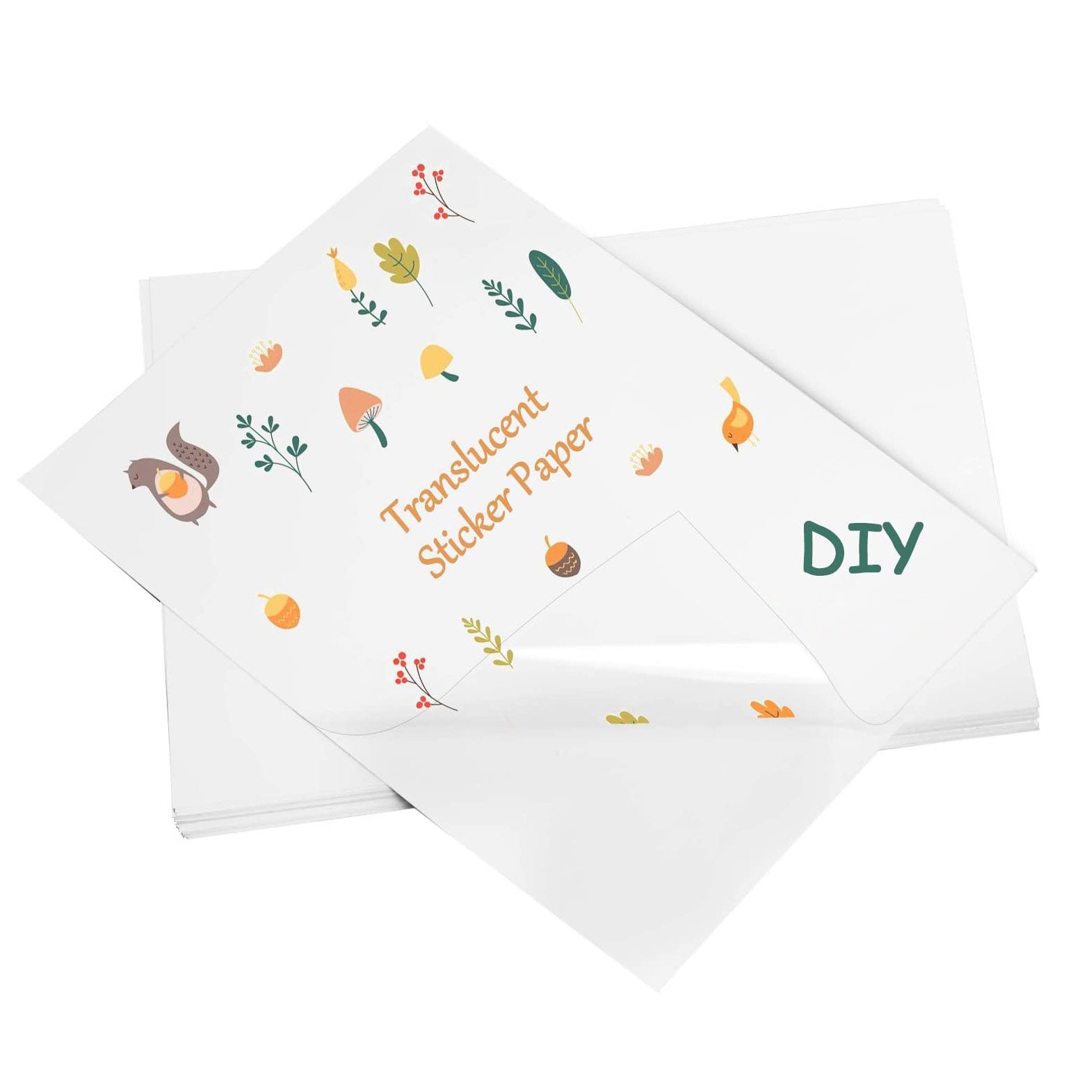 A4 A3 8.5"x11" Inkjet Vinyl Sticker Paper Custom Transparent Pvc Paper Waterproof Stickers Paper