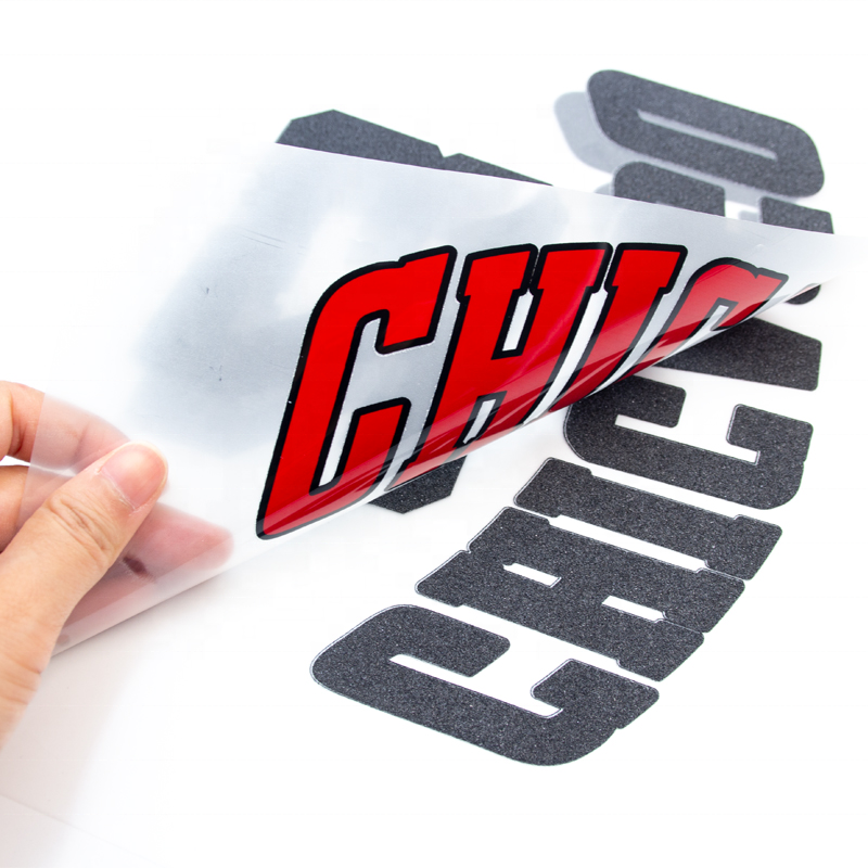 Hockey Jersey Heat Transfer Stickers Letters for Cloth Manufacturer Wholesale Logo Number Name Custom Sublimated Printing Offset