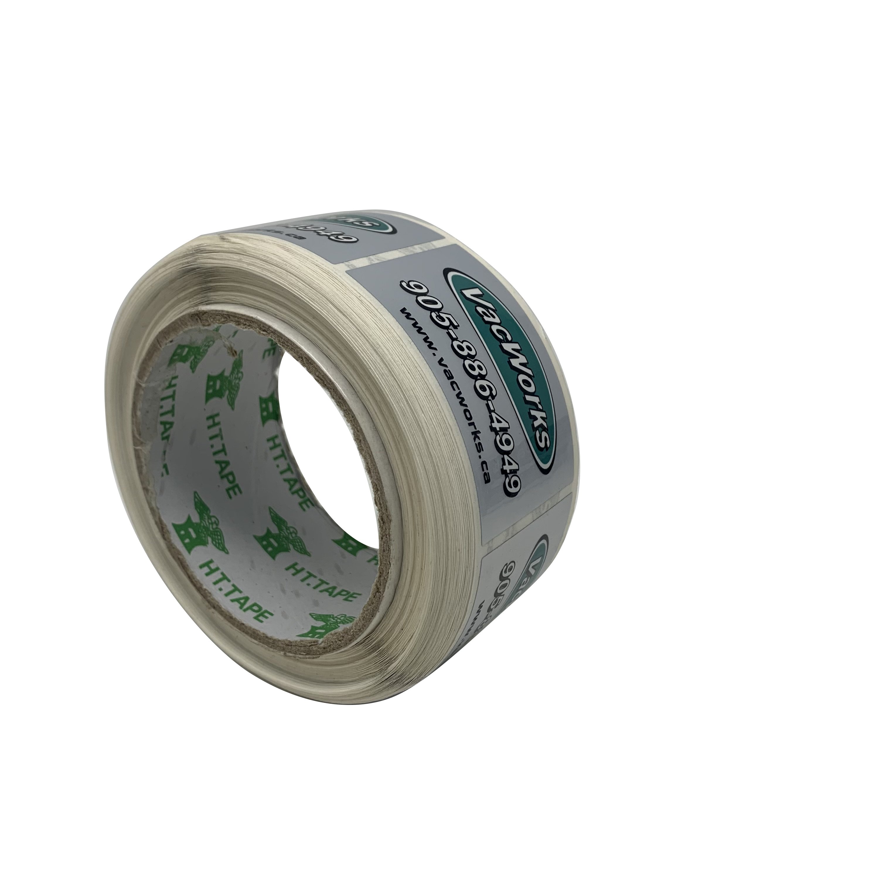 Manufacturer hot custom matte/glossy silver sticker polyester label in roll
