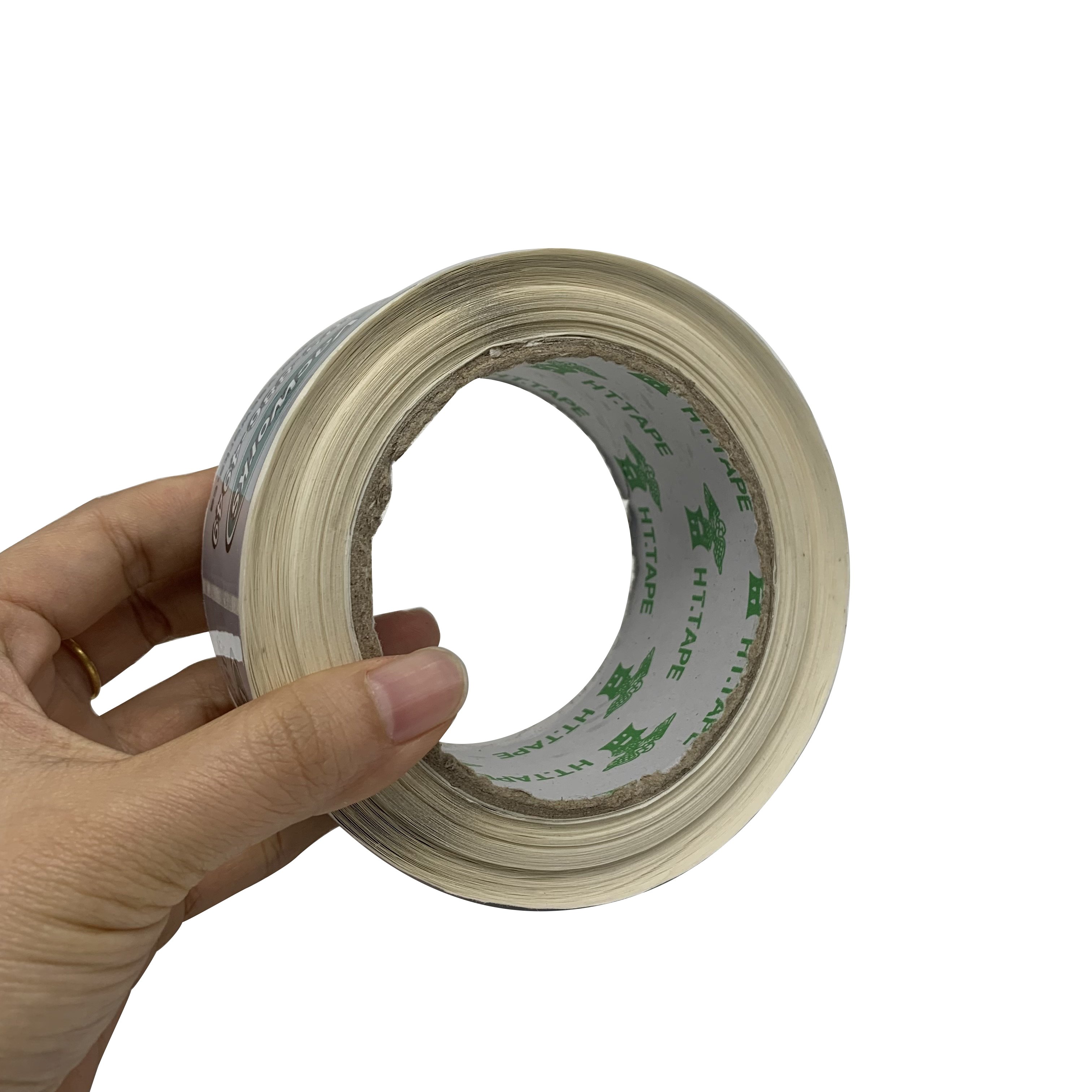Manufacturer hot custom matte/glossy silver sticker polyester label in roll