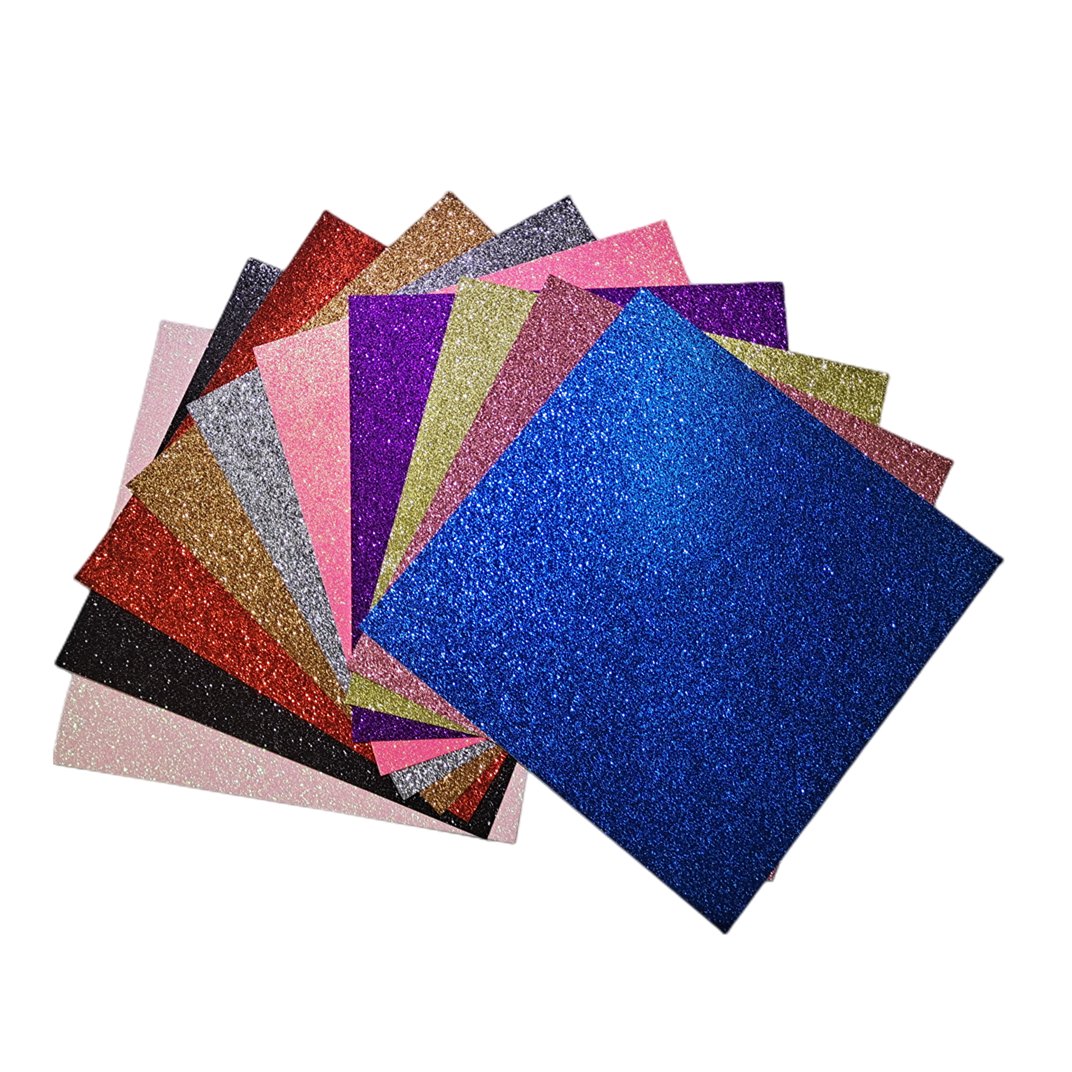 Self Adhesive Glitter Paper for DIY Christmas Glitter Sticker