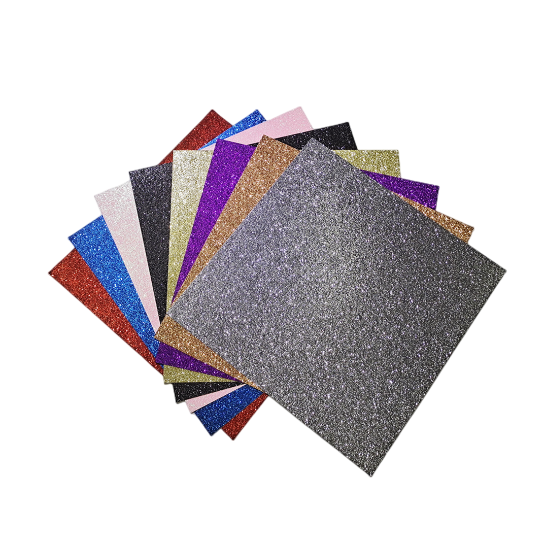 Self Adhesive Glitter Paper for DIY Christmas Glitter Sticker