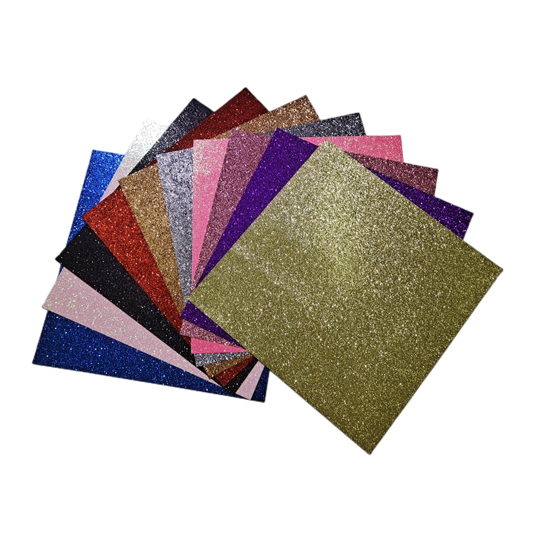 Self Adhesive Glitter Paper for DIY Christmas Glitter Sticker