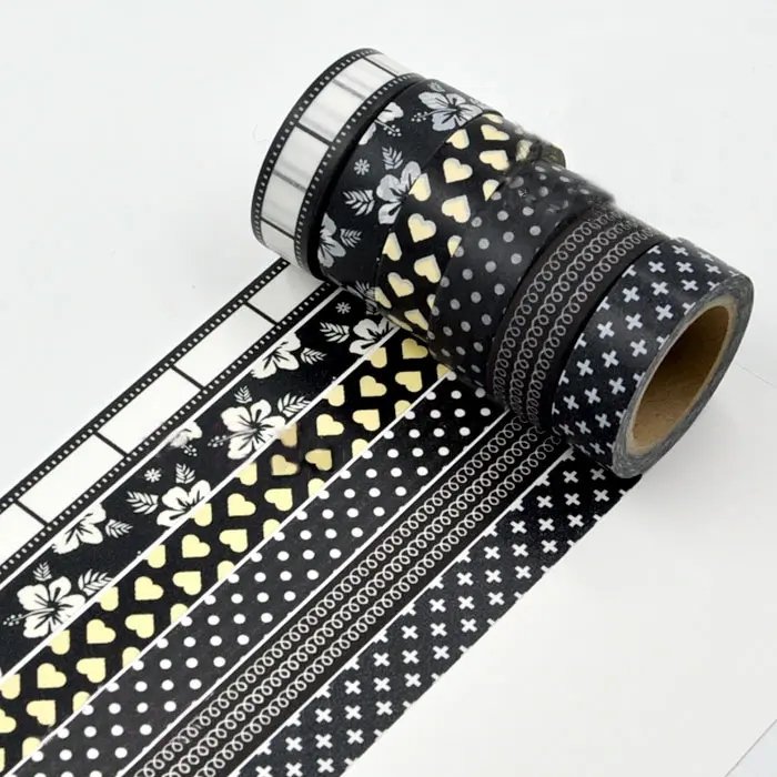 Wholesale Music Washi Paper Tape Paper Decorative Paper Stickers Masking Tapes Roll Scrapbooking School Stationery Supplies