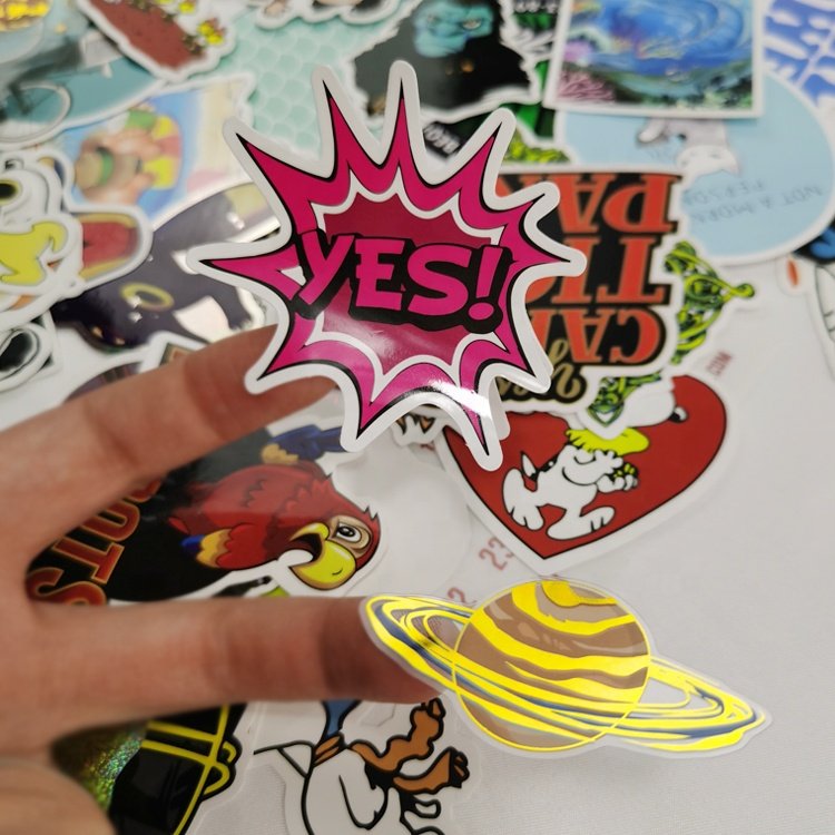 new fashion custom automatic stickers clothing tags sticker label for cutting labeling machine
