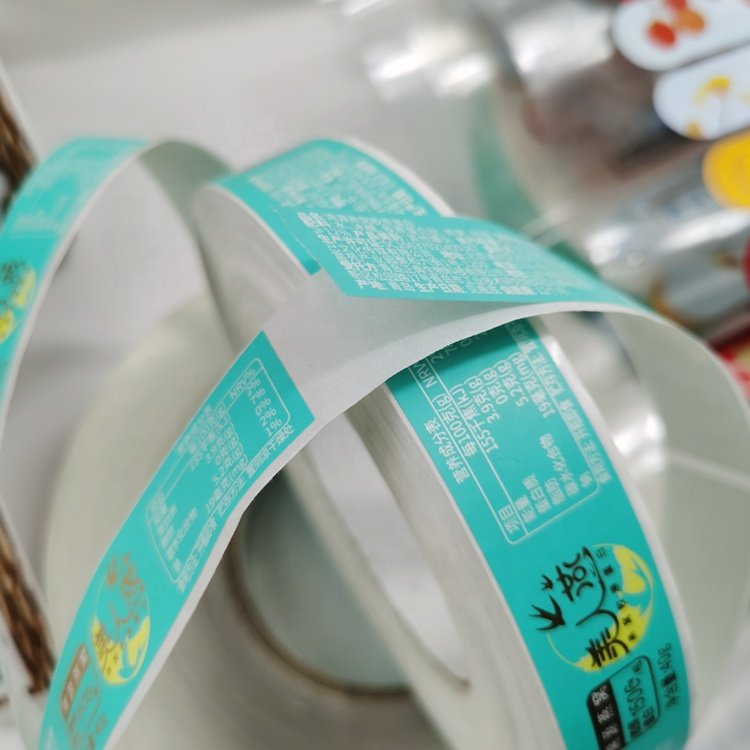 new fashion custom automatic stickers clothing tags sticker label for cutting labeling machine