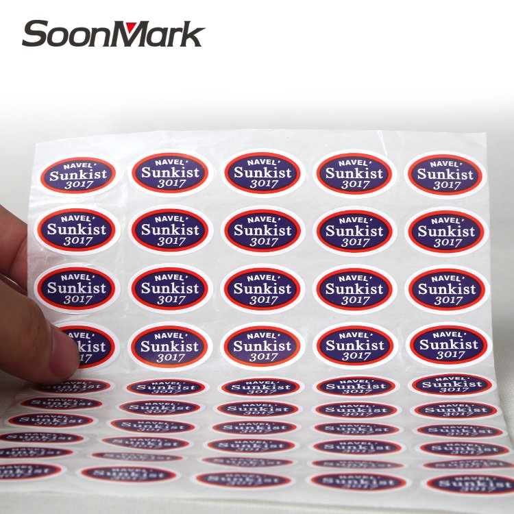 OEM Apple Fruit Shaped Stickers Vegetables Labels Personalized Print Logo Sticker Fruit Apple Sticker