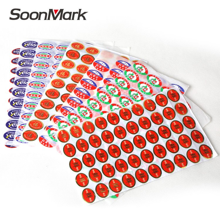 OEM Apple Fruit Shaped Stickers Vegetables Labels Personalized Print Logo Sticker Fruit Apple Sticker