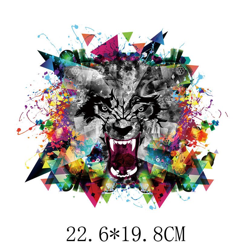 Professional High-quality Thermal Transfer Labeling Custom Beast Clothing Transfer Stickers DTF Transfers Garment Custom Color