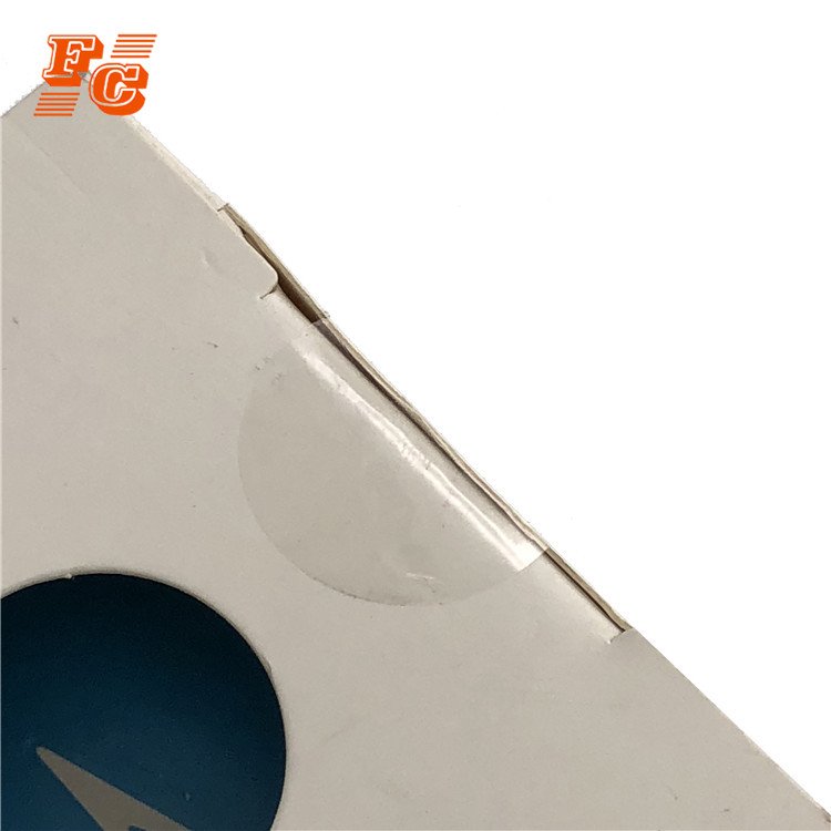 High quality product packaging box transparent seal sticker