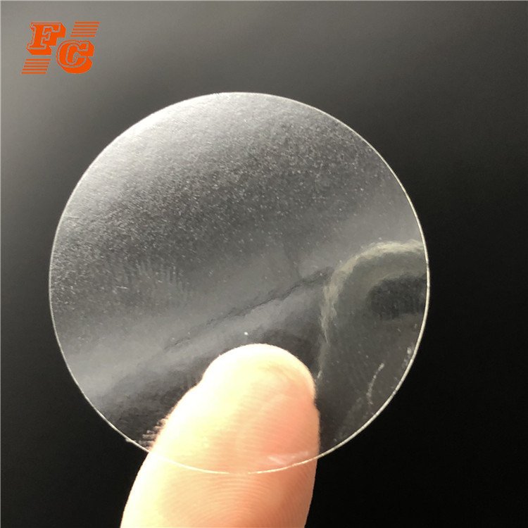 High quality product packaging box transparent seal sticker