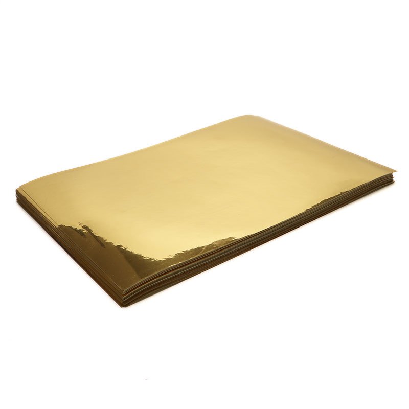 HH 042 Golden luster bright water senior proof waterproof custom stickers craft paper