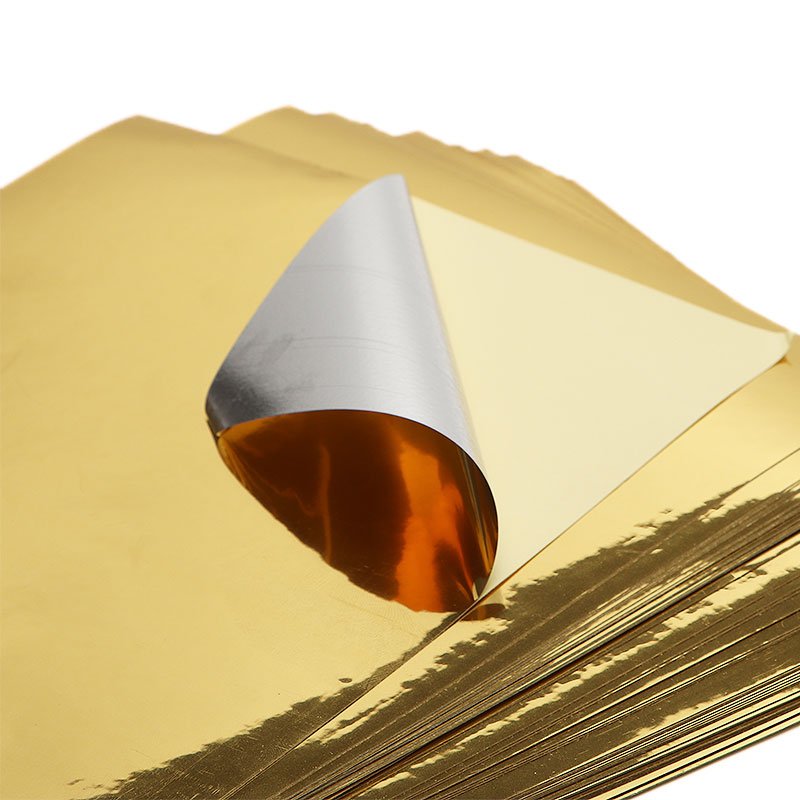 HH 042 Golden luster bright water senior proof waterproof custom stickers craft paper