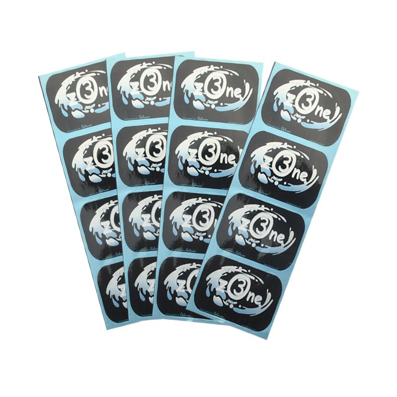 Custom making logo stickers with different shape available