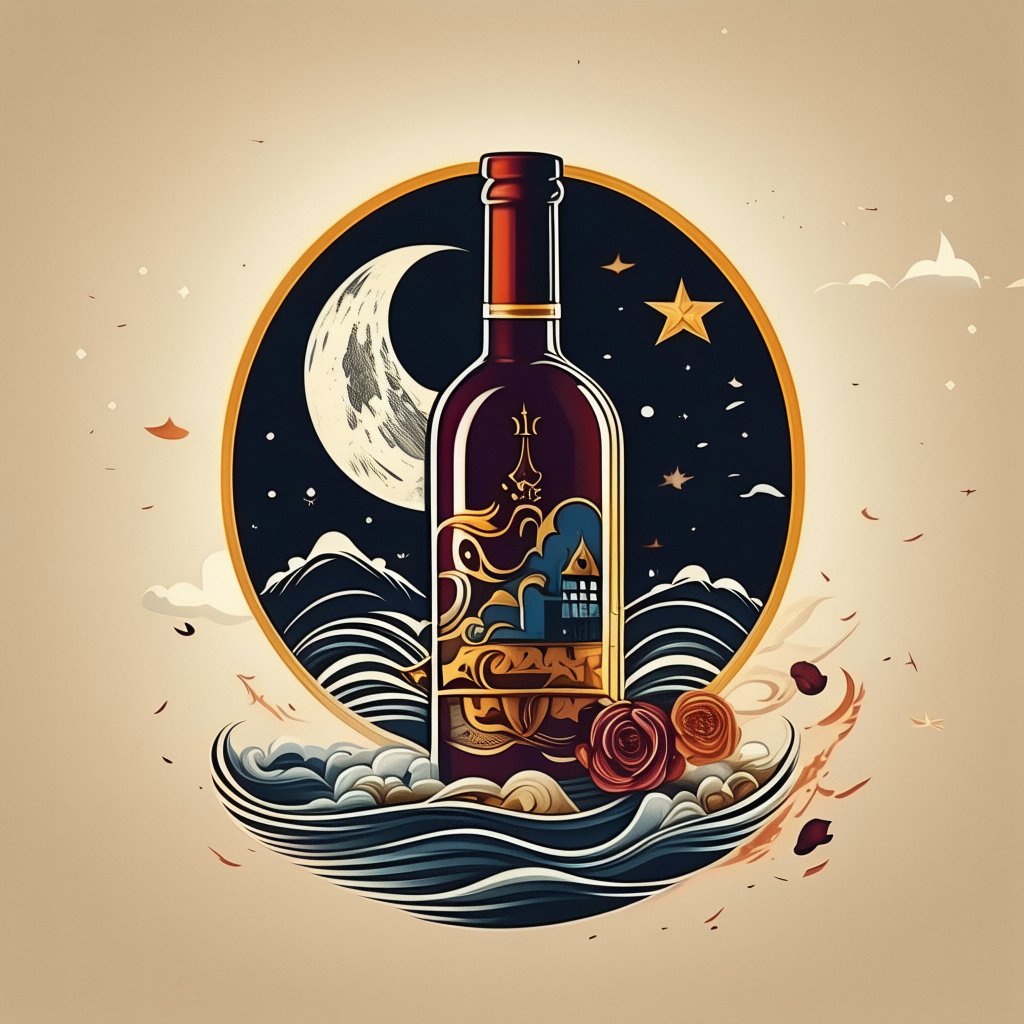 Wholesale Custom Hot Stamping wine bottle Labels back label matte texture paper gold foil Stickers for Red Wine labels