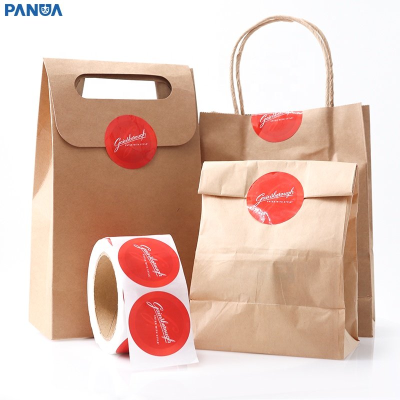 Fast digital custom printing gift label sticker self adhesive vinyl waterproof gift logo safty sticker gift stickers