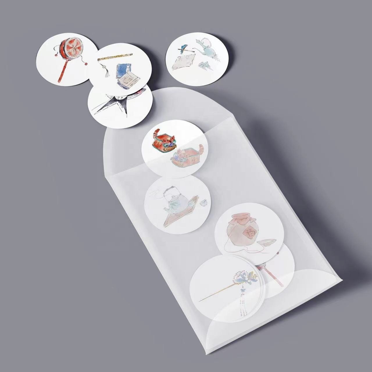 Hot Sale Products Transparent Anti-Graffiti Scratch-Resistant Cartoon Stickers