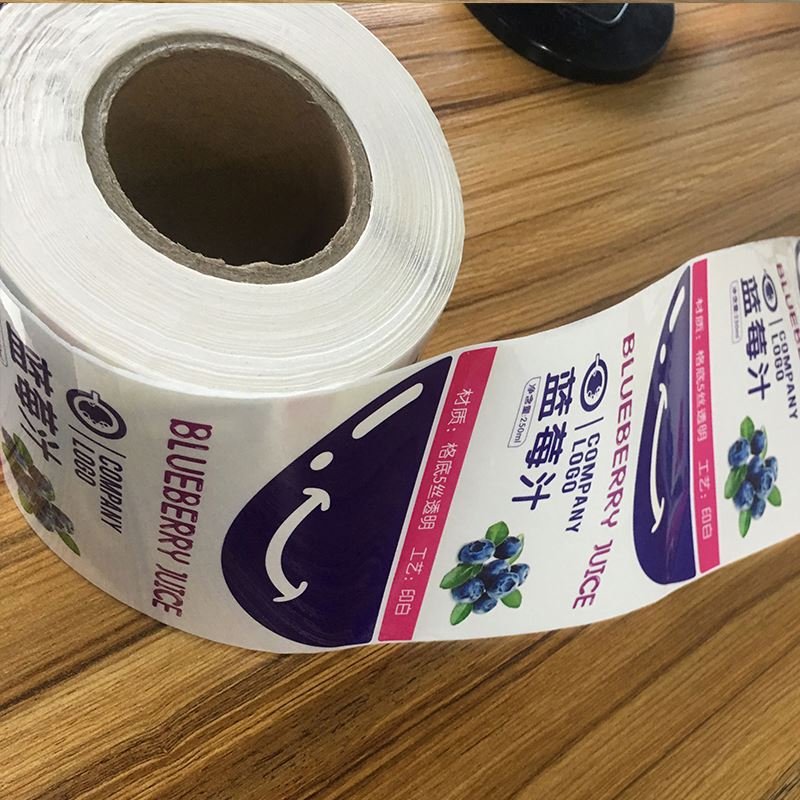 Custom printing label dye colour vinyl sticker roll permanent vinyl sticker cute waterproof vinyl stickers