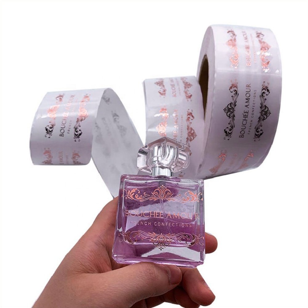Clear ldentificationTransparent Logo Sticker Boosts Brand Awareness label sticker perfume label design