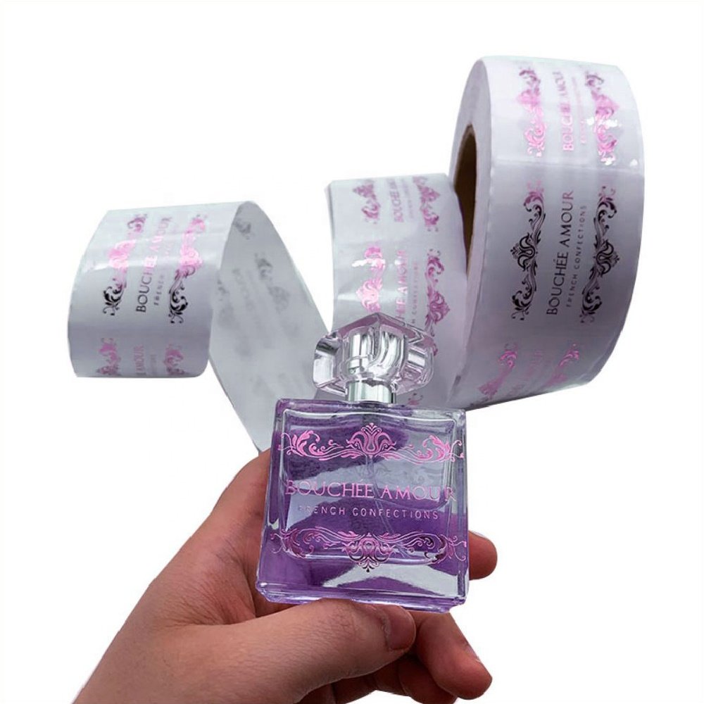 Clear ldentificationTransparent Logo Sticker Boosts Brand Awareness label sticker perfume label design