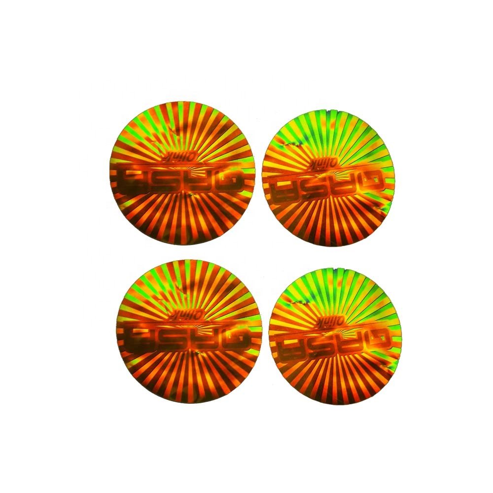Custom dynamic flip-flop image Laser hologram sticker