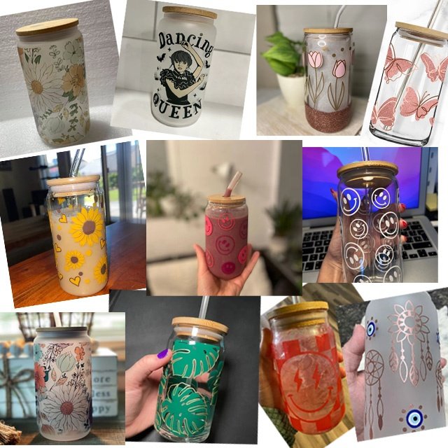 Uv Dtf Sticker For Cups Popular Custom Logo Label Sticker Waterproof No Moq Cup Wrap Transfers Print For Cups Tumbler