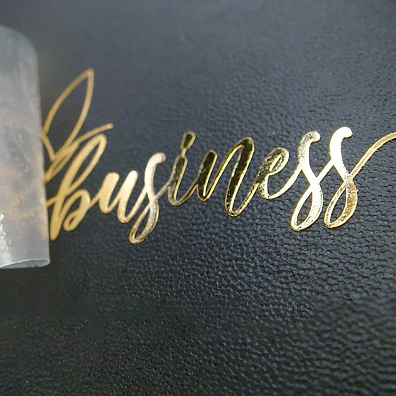 CS Custom Clear Transfer Stamping Hot Silver Custom Printed Vinyl UV Transfer Sticker Logo Metal Sticker for Perfume