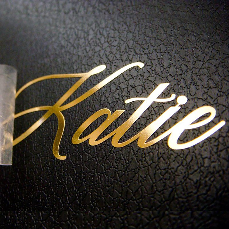 CS Custom Clear Transfer Stamping Hot Silver Custom Printed Vinyl UV Transfer Sticker Logo Metal Sticker for Perfume