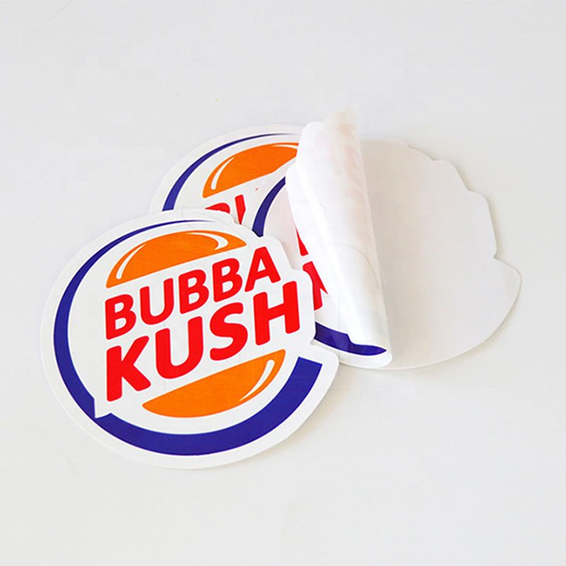 Printing Weatherproof UV Resist Self-Adhesive Packing Labels Sticker Logo Waterproof PVC Die Cut Vinyl Custom Stickers