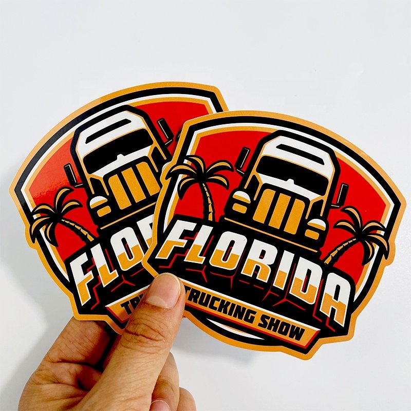 Printing Weatherproof UV Resist Self-Adhesive Packing Labels Sticker Logo Waterproof PVC Die Cut Vinyl Custom Stickers