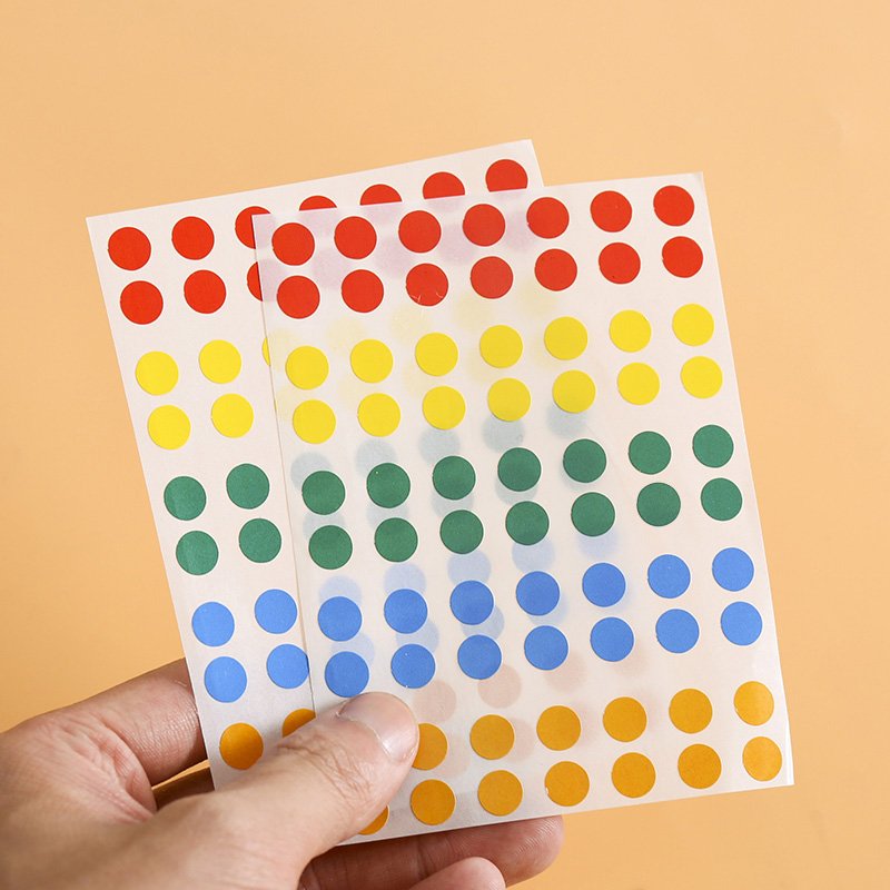 Custom Printing Self Adhesive Label Dot Sticker