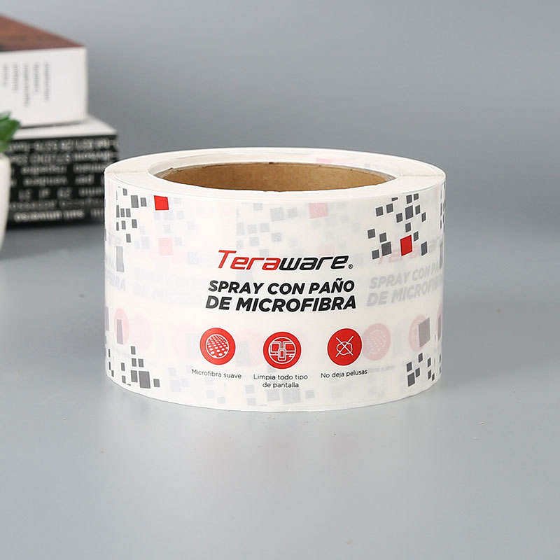 Custom Hot Selling Printed Cosmetic Bottle Makeup Product Packaging Adhesive Paper Logo Label Sticker