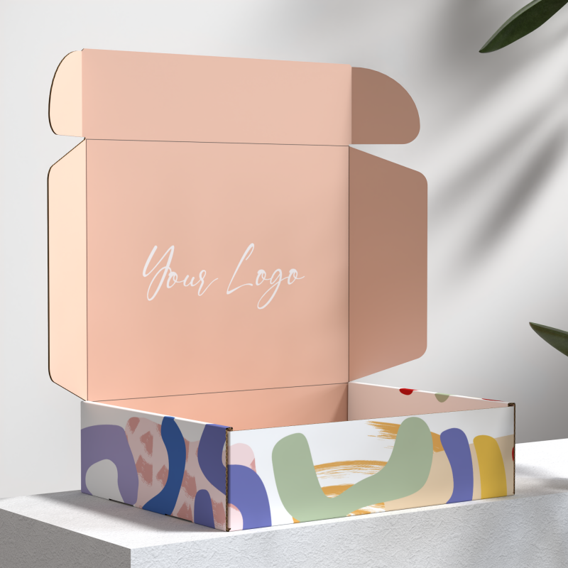 Wholesale biodegradable paper mailer gift box custom corrugated shipping aircraft box for stickers