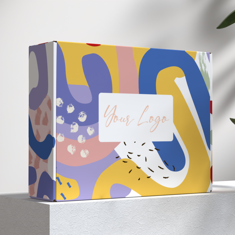 Wholesale biodegradable paper mailer gift box custom corrugated shipping aircraft box for stickers