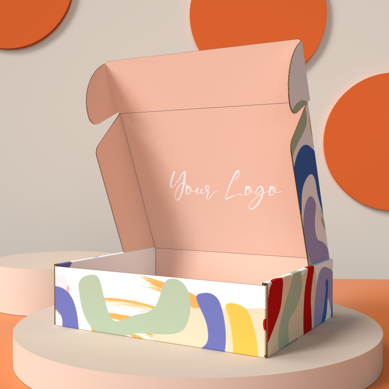 Wholesale biodegradable paper mailer gift box custom corrugated shipping aircraft box for stickers