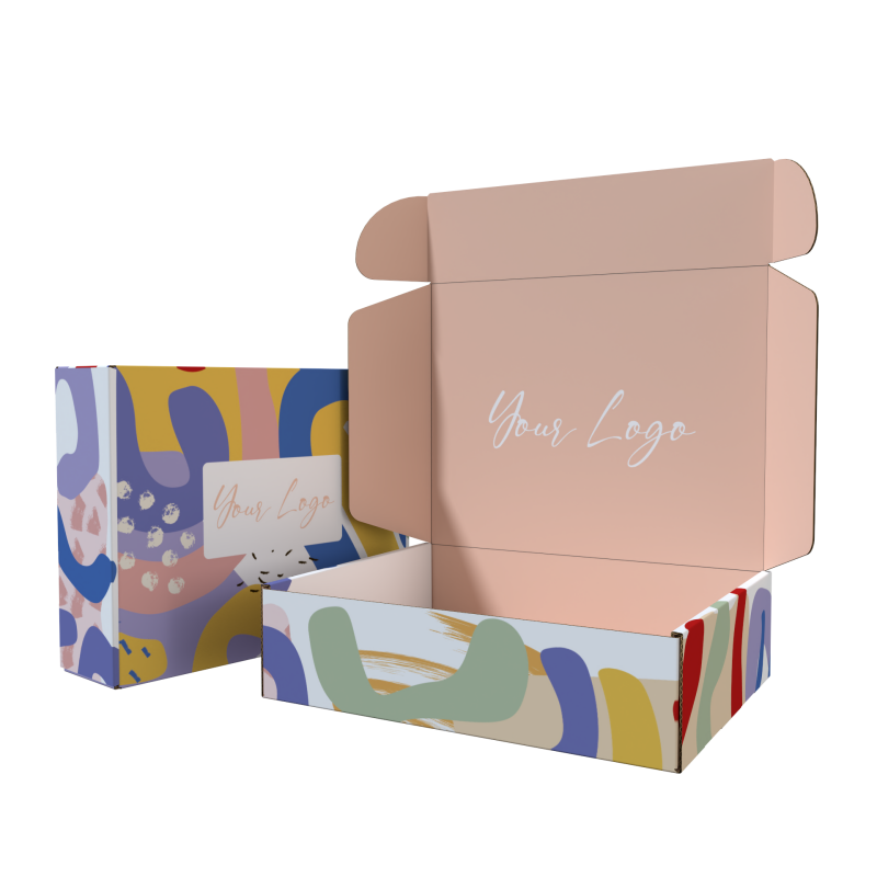 Wholesale biodegradable paper mailer gift box custom corrugated shipping aircraft box for stickers